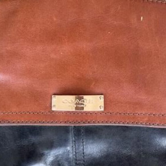 Coach Leather Riding Boots Two Tone Size 6B - Picture 4 of 8